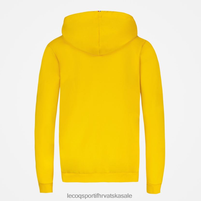 Le Coq Sportif majica s kapuljačom žuta žene 840R4L598 odjeća