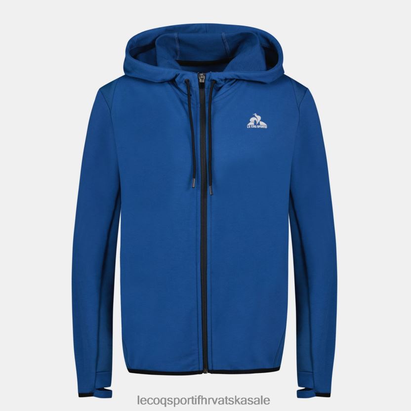 Le Coq Sportif plava majica s kapuljačom i patentnim zatvaračem žene 840R4L315 odjeća