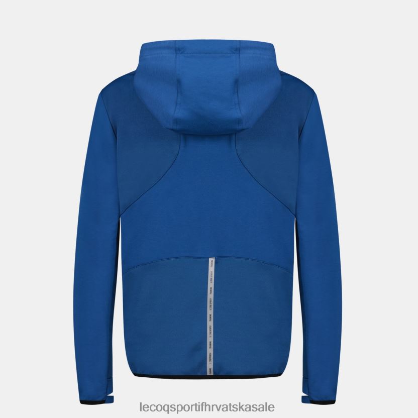 Le Coq Sportif plava majica s kapuljačom i patentnim zatvaračem žene 840R4L315 odjeća