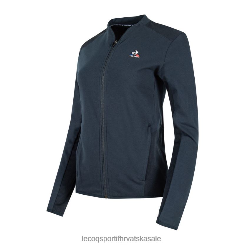 Le Coq Sportif trenirka s patentnim zatvaračem plava žene 840R4L607 odjeća